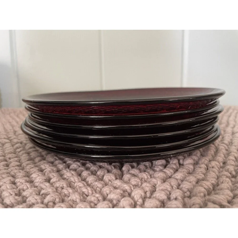 Cristal D'Arques Durand Luminarc Red Glass 8